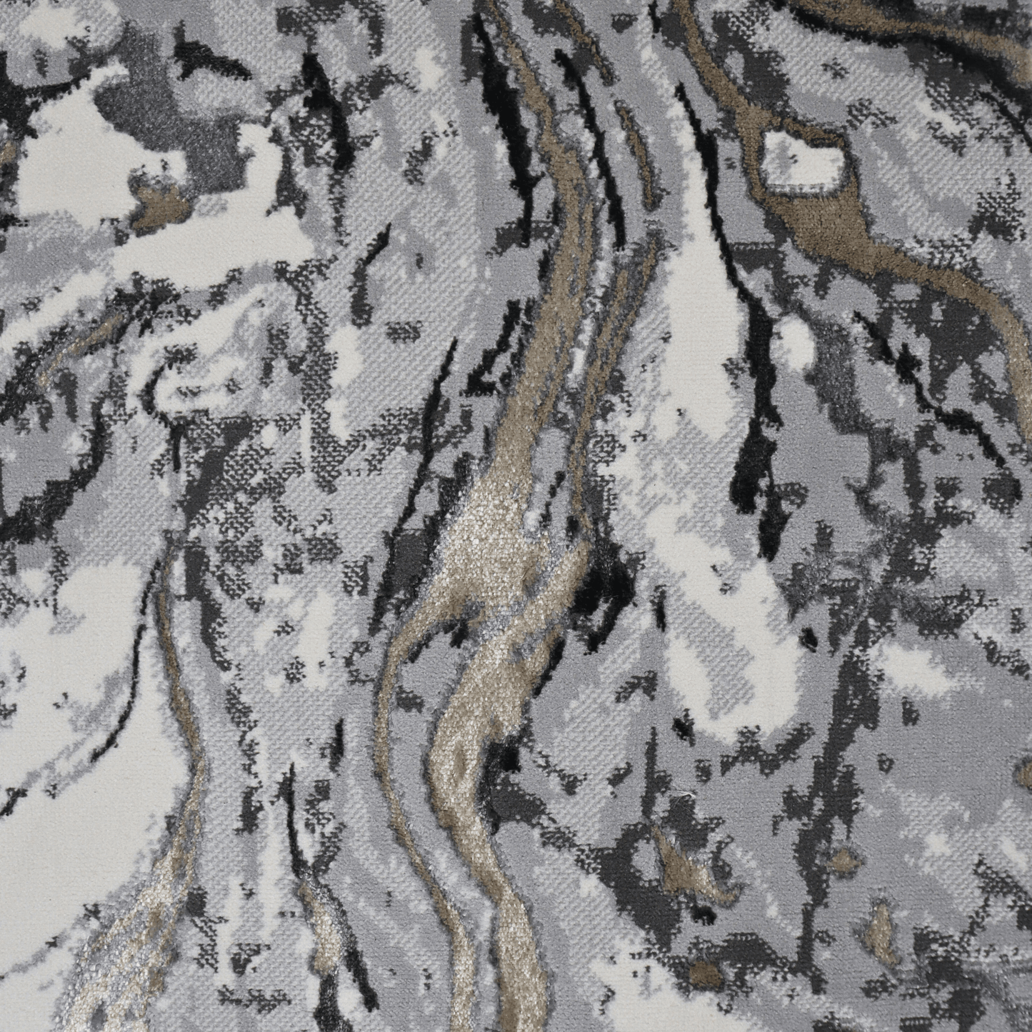 Covor Solmira, Living/Dormitor, Maro, Crem, Auriu, Incalzire in pardoseala, Fir Scurt 8 mm, Dimensiuni 80x150 cm, 1750 g/m², BravaCasa